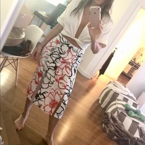 Nina Ricci silk skirt